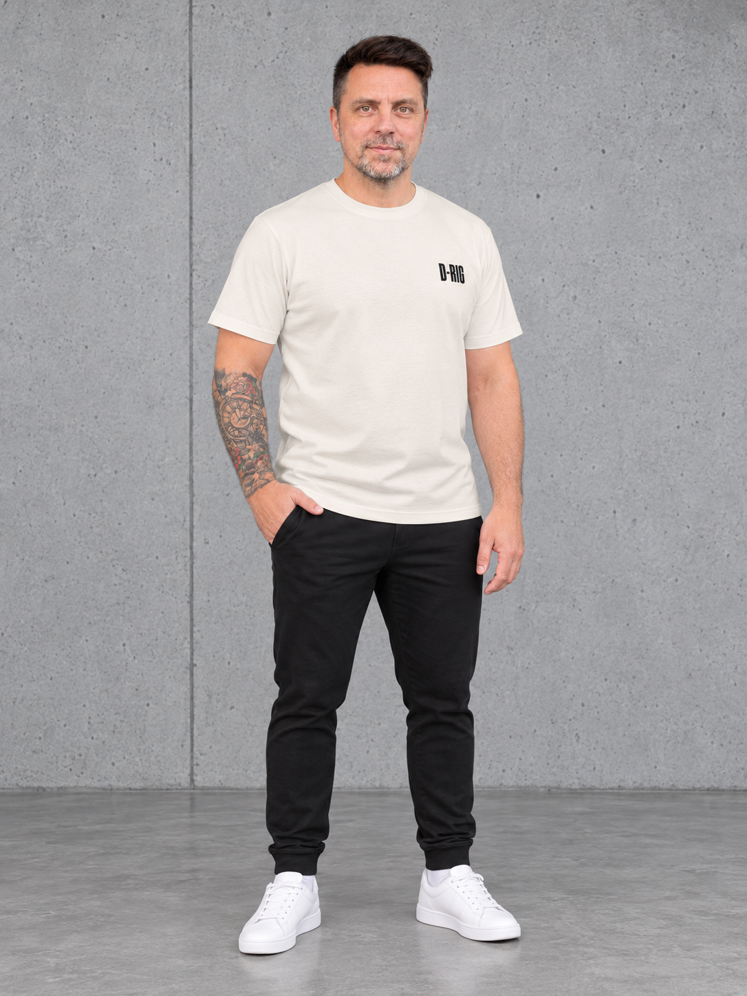 carpstylez d rig Shirt Ivory – Ganzkörper vorne _var_ivory #farbe_ivory
