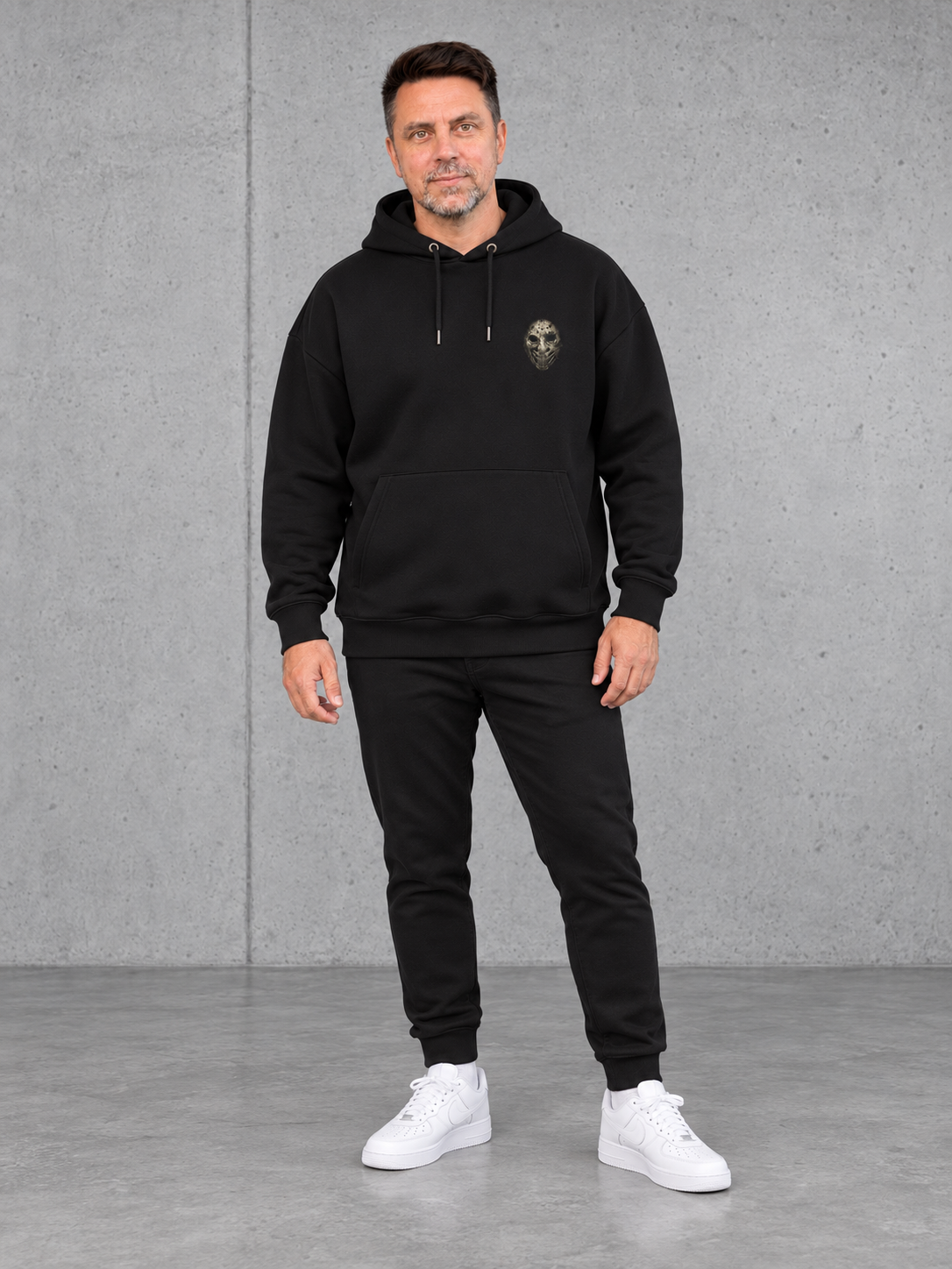 LAKE HAUNT 2.0 NS401 Hoodie – Ganzkörper vorne #color_black