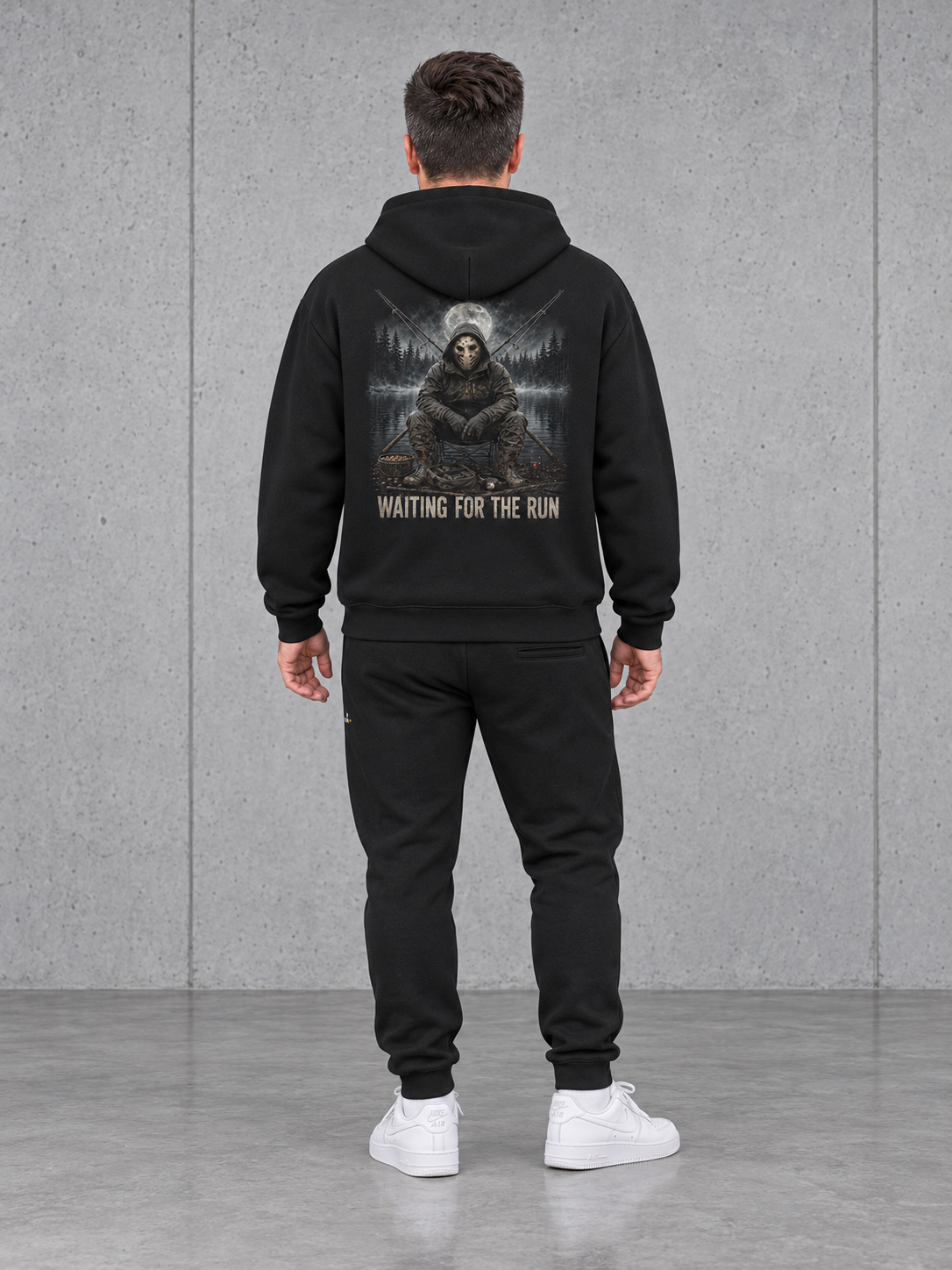LAKE HAUNT 2.0 NS401 Hoodie – Ganzkörper hinten #color_black