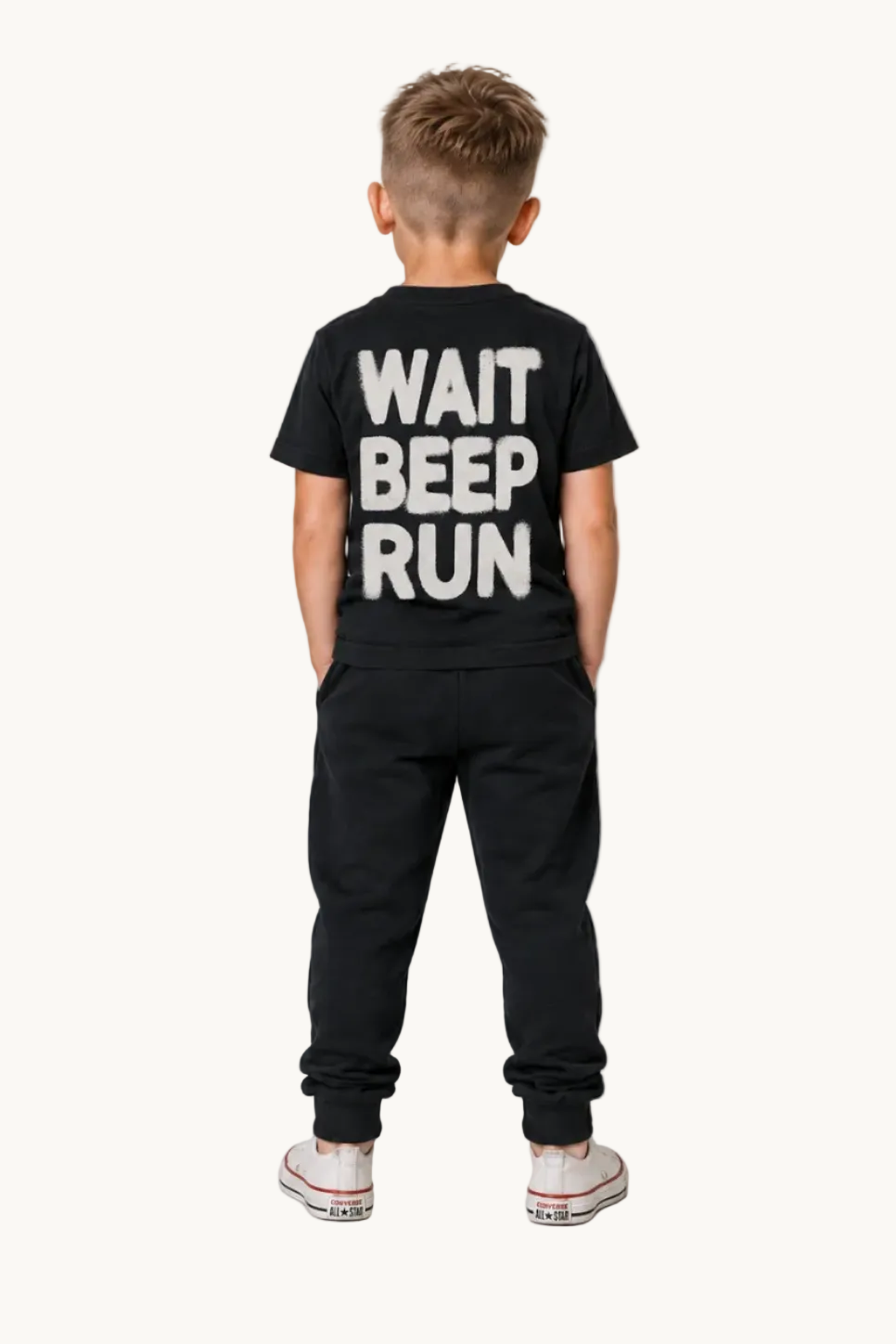 Kids WAIT BEEP RUN Shirt