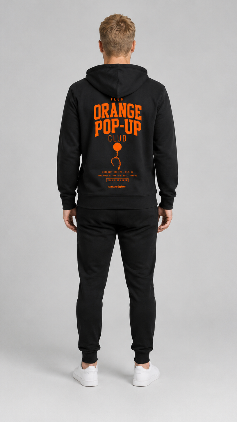 FLUO ORANGE POP-UP Club Hoodie