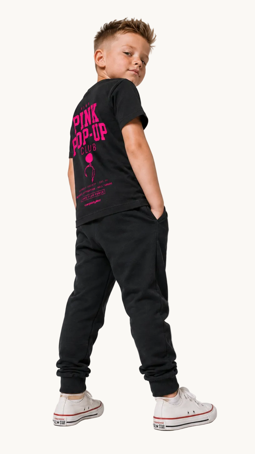 Kids FLUO PINK POP-UP Club Shirt
