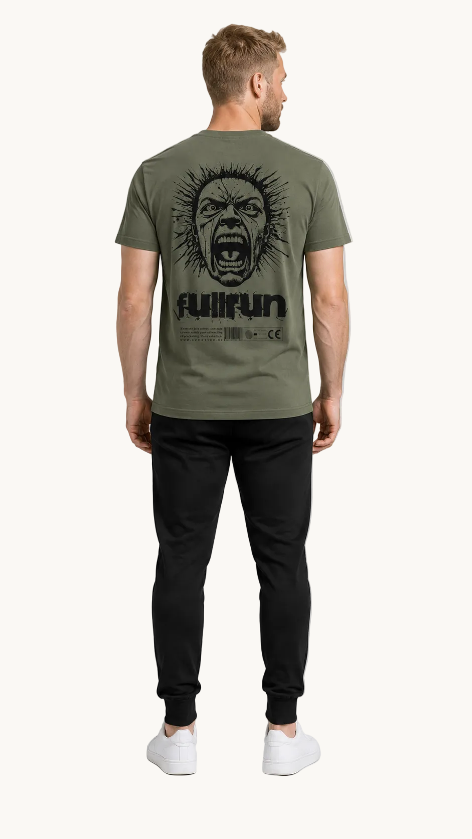 carpstylez FULLRUN Shirt – Studio Mock Fullbody, Karpfen-Streetwear