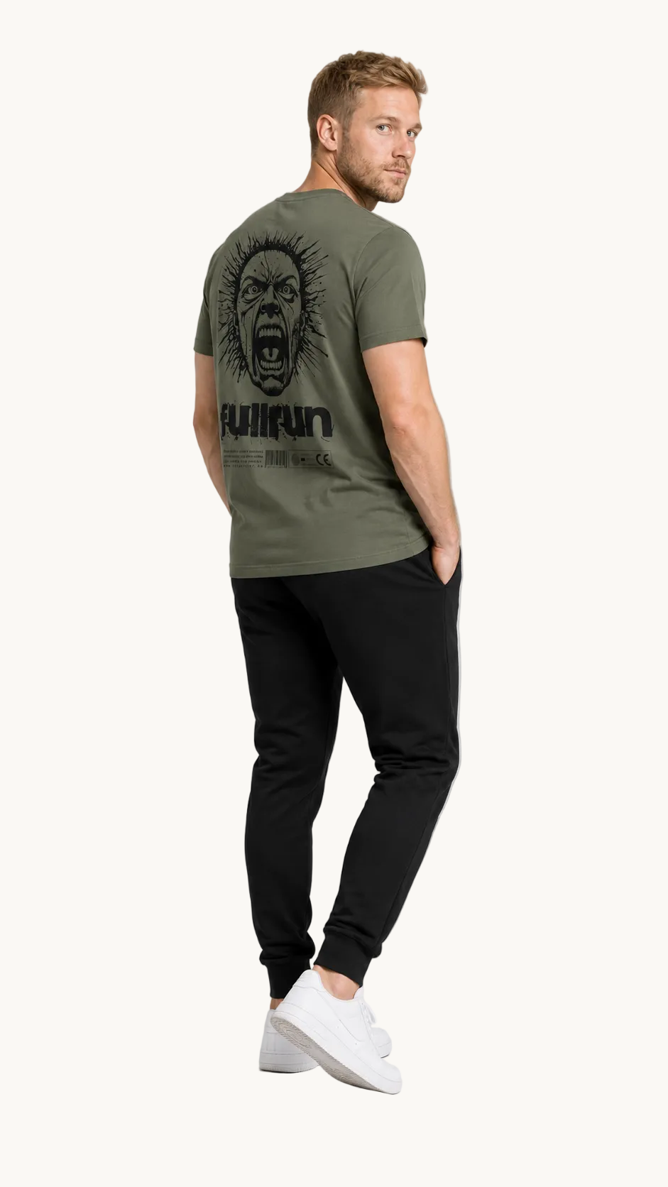 carpstylez FULLRUN Shirt – Studio Mock Fullbody, Karpfen-Streetwear