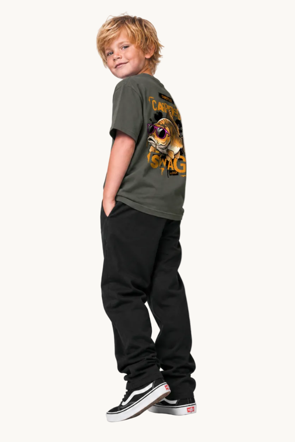 carpstylez Kids CARPIFIED SWAG Shirt – Studio Mock, Karpfen-Streetwear