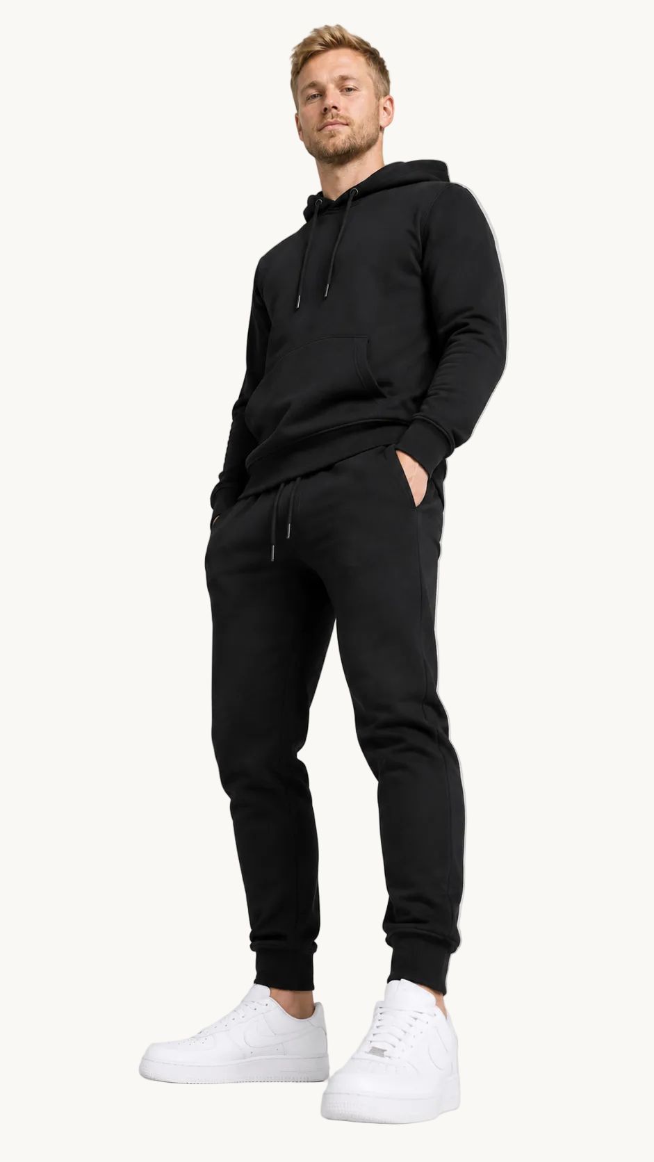 carpstylez PASSION Hoodie – Studio Mock Fullbody, Karpfen-Streetwear