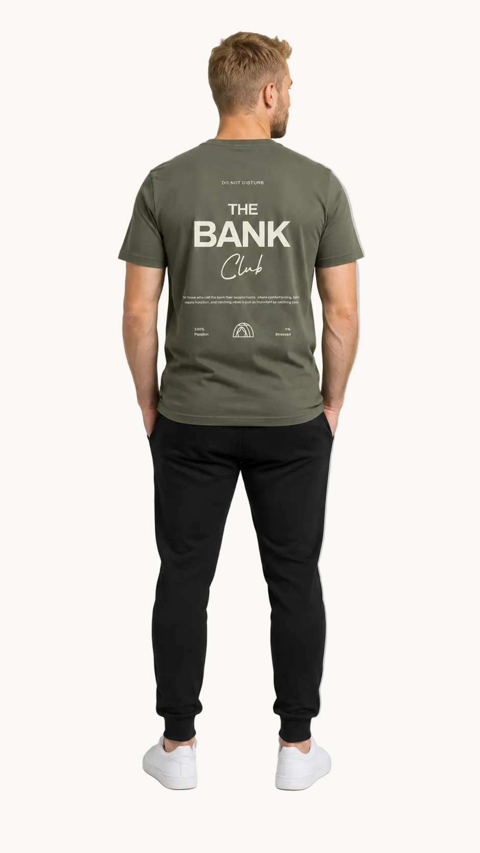 carpstylez THE BANK Club Shirt – Studio Mock Fullbody, Karpfen-Streetwear