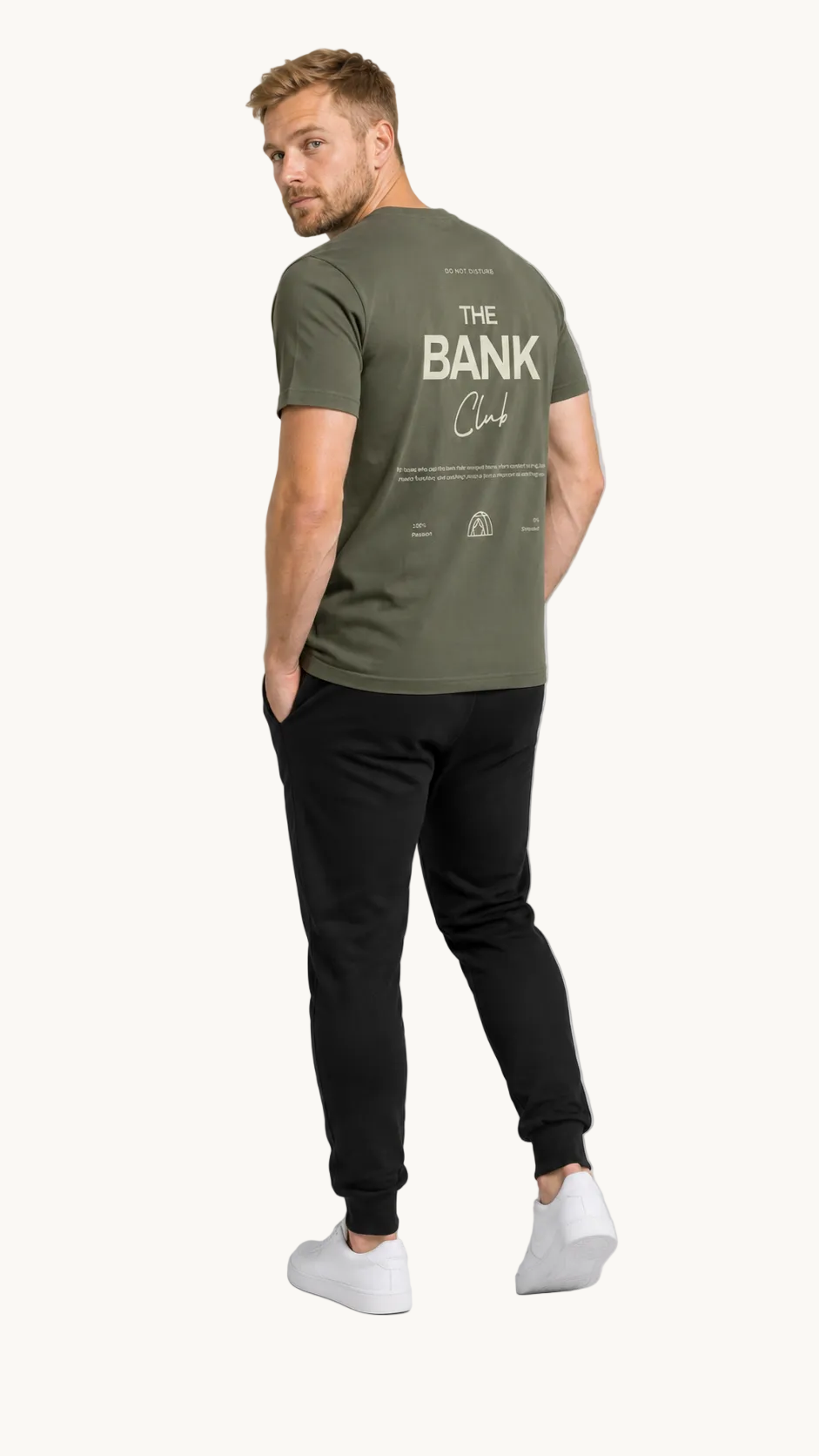 carpstylez THE BANK Club Shirt – Studio Mock Fullbody, Karpfen-Streetwear