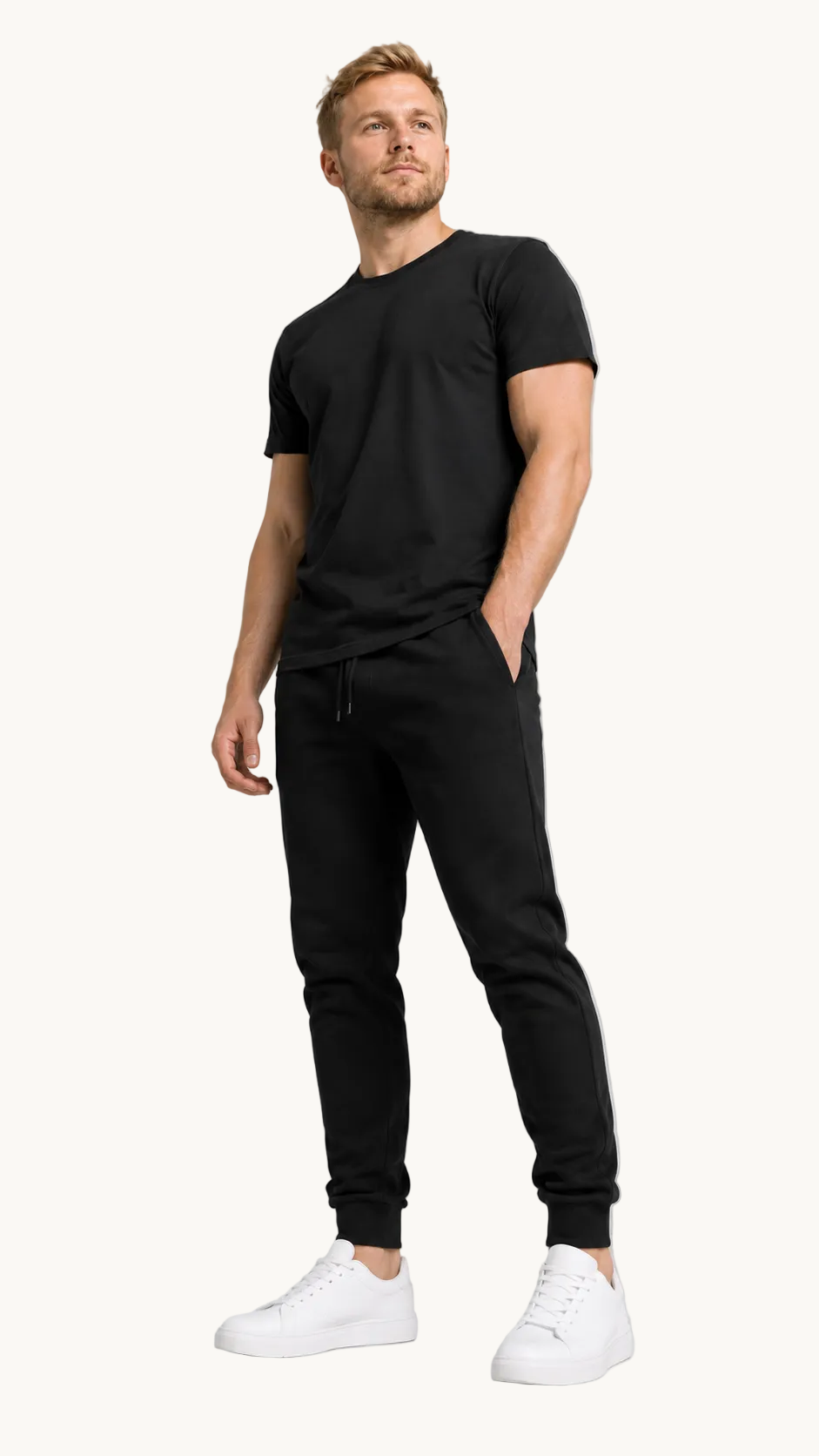 carpstylez WAIT BEEP RUN Shirt – Studio Mock Fullbody, Karpfen-Streetwear