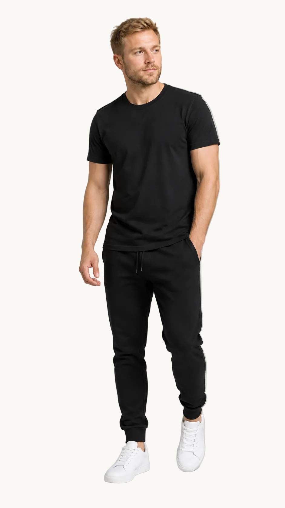 carpstylez WAIT BEEP RUN Shirt – Studio Mock Fullbody, Karpfen-Streetwear