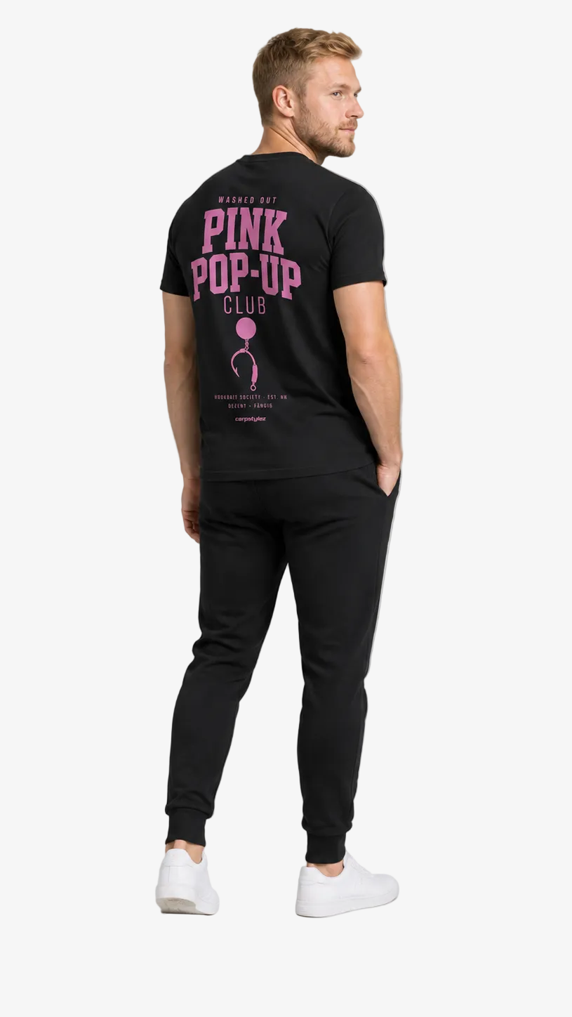 carpstylez WASHED OUT PINK POP-UP Club Shirt – getragen, Ganzkörper Rückseite