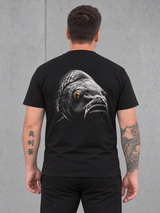 carpstylez BLACKWATER CARP Shirt – Rückenansicht mit Olli #farbe_black