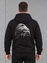 carpstylez BLACKWATER CARP Hoodie – Rückenansicht mit Olli #farbe_black