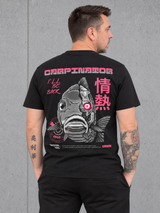 carpstylez CARPINATOR Shirt NS305 Black – worn-back-hero #farbe_black