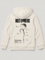 carpstylez Kids Hoodie Multi-Combi Rig in Ivory – Rückseite als Flatlay #farbe_ivory