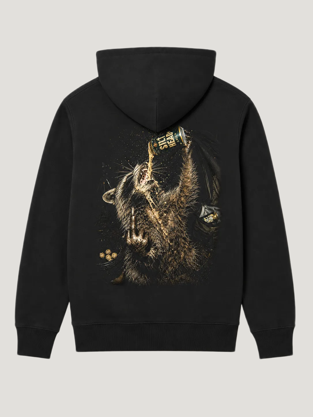 ROCC ON Hoodie Black – Rückseite #farbe_black