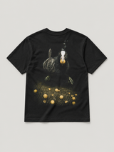 THANKS, DUMBASS Kids Shirt Black – Rückseite als Flatlay #farbe_black