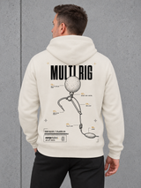 THE RIGS MULTI RIG NS401 Hoodie – Rückenansicht getragen #color_ivory
