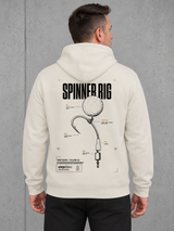 THE RIGS SPINNER RIG NS401 Hoodie – Rückenansicht getragen #color_ivory