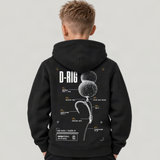 carpstylez Kids Hoodie D-Rig in Black – Rückenansicht am Kind _meta_