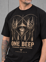 ONE-BEEP Oversize shirt Black – Ansicht 2