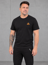 carpstylez ADDICT Shirt NS305 Black – halfbody-front-chestprint #farbe_black