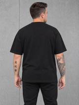 Bankside Saint Oversize Shirt NS351 – Black – Rückenansicht ohne Druck