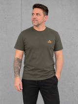 carpstylez CARPIFIED SWAG Shirt NS305 Organic Khaki – halfbody-front-chestprint #farbe_organic khaki