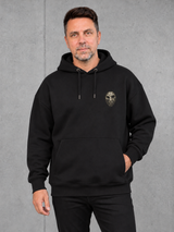 LAKE HAUNT 2.0 NS401 Hoodie – Frontansicht Brustmotiv #color_black