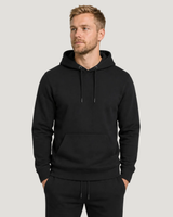 ONE BEEP Hoodie Black – Halfbody Vorderseite #farbe_black