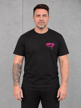 carpstylez POP-UP Club Shirt Fluo Pink – Vorderansicht am Model #farbe_fluo pink, fluo-pink