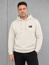 THE RIGS D RIG NS401 Hoodie – Vorderansicht mit Brustprint #color_ivory