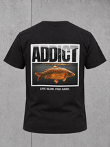 carpstylez ADDICT Shirt NS305 Black – ghost-back #farbe_black