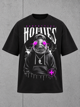 HOMIES Oversize Shirt NS351 Black – ghost front