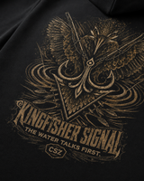 KINGFISHER SIGNAL NS401 Black – DTF Druckdetail #farbe_black