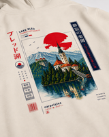 LAKE BLED NS401 Hoodie Ivory – Printdetail #farbe_ivory