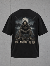LAKE HAUNT 2.0 Oversize Shirt Black – Ghost Rückseite