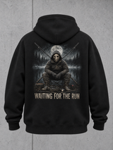 LAKE HAUNT 2.0 Oversize Hoodie Black – Ghost Rückseite #color_black