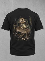 NO F*CKS Shirt Black – 3D Ghost Rückseite #farbe_black