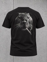 carpstylez SILT & SMOKE NUTRIA NS305 Shirt Schwarz – Ghost Rücken #farbe_schwarz