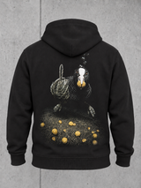 THANKS, DUMBASS Hoodie Black – 3D Ghost Rückseite #farbe_black