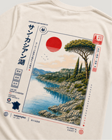 carpstylez LAC DE SAINT-CASSIEN Shirt Ivory – Print-Detail Backprint #farbe_ivory