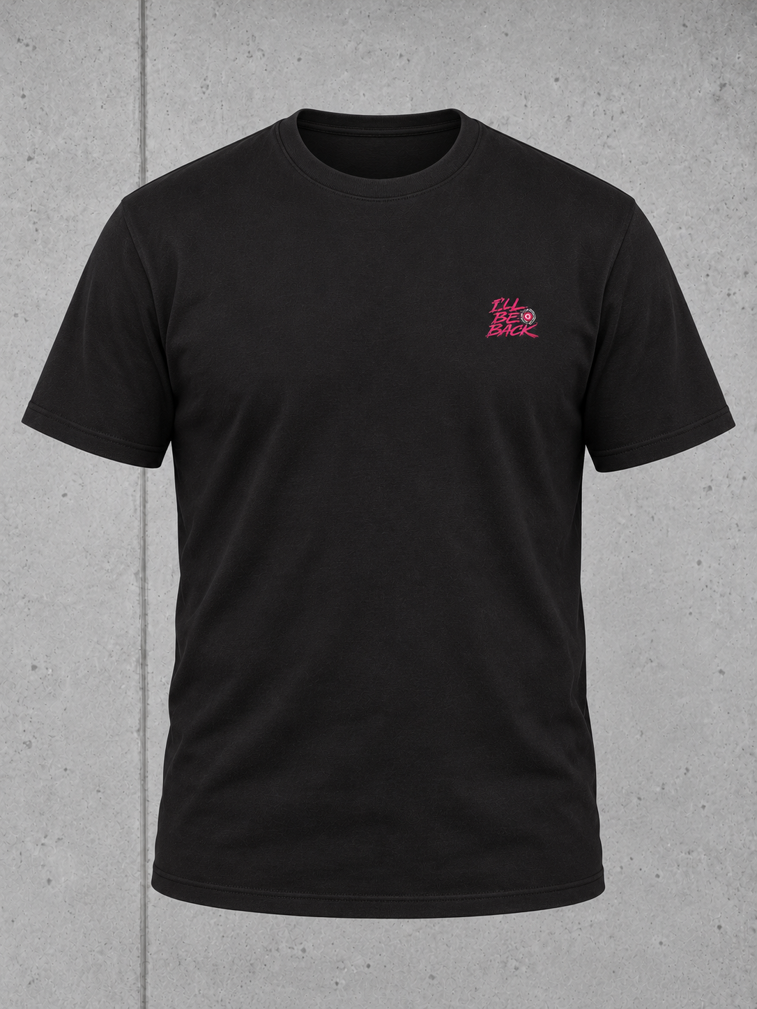carpstylez CARPINATOR Shirt NS305 Black – ghost-front-chestprint #farbe_black