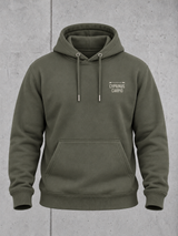 CYPRINUS CARPIO Hoodie Organic Khaki – ghost-front-chestprint #farbe_organic khaki