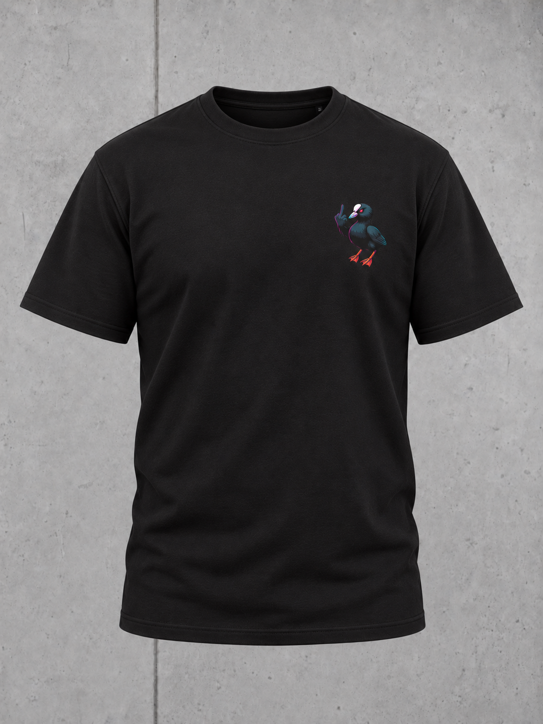 F*CK YOUR SPOT Shirt Schwarz – Ghost Vorderseite #farbe_black