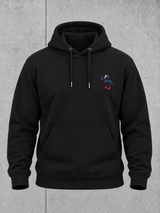 F*CK YOUR SPOT Hoodie Schwarz – Ghost Vorderseite #farbe_black