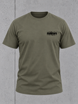 FULLRUN Shirt Organic Khaki – Ghost Vorderseite #farbe_organic khaki