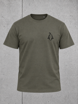 carpstylez KING CARP Shirt – Ghost-Vorderseite mit Brustmotiv #farbe_organic khaki