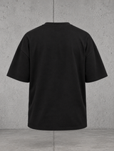 KINGFISHER SIGNAL – Oversize Shirt NS351 Black – Rückenansicht Freisteller