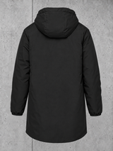 ESSENTIALS Sherpa Parka Black – ghost-back #farbe_black